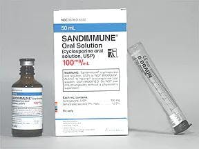 Crystal Formation in Bottles Leads to Recall of Sandimmune