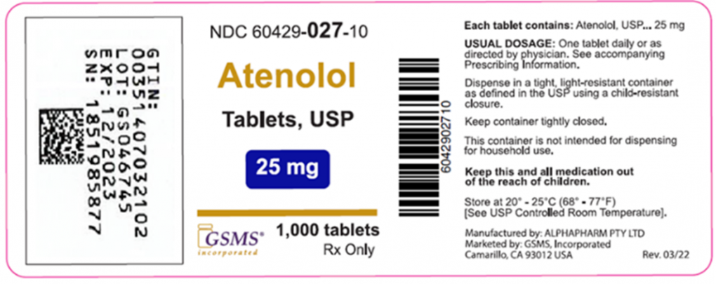 Label Mix Up Leads to Recall of Clopidogrel and Atenolol