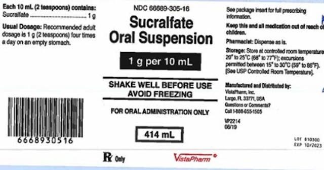 Potential Contamination Leads to Recall of VistaPharm’s Sucralfate